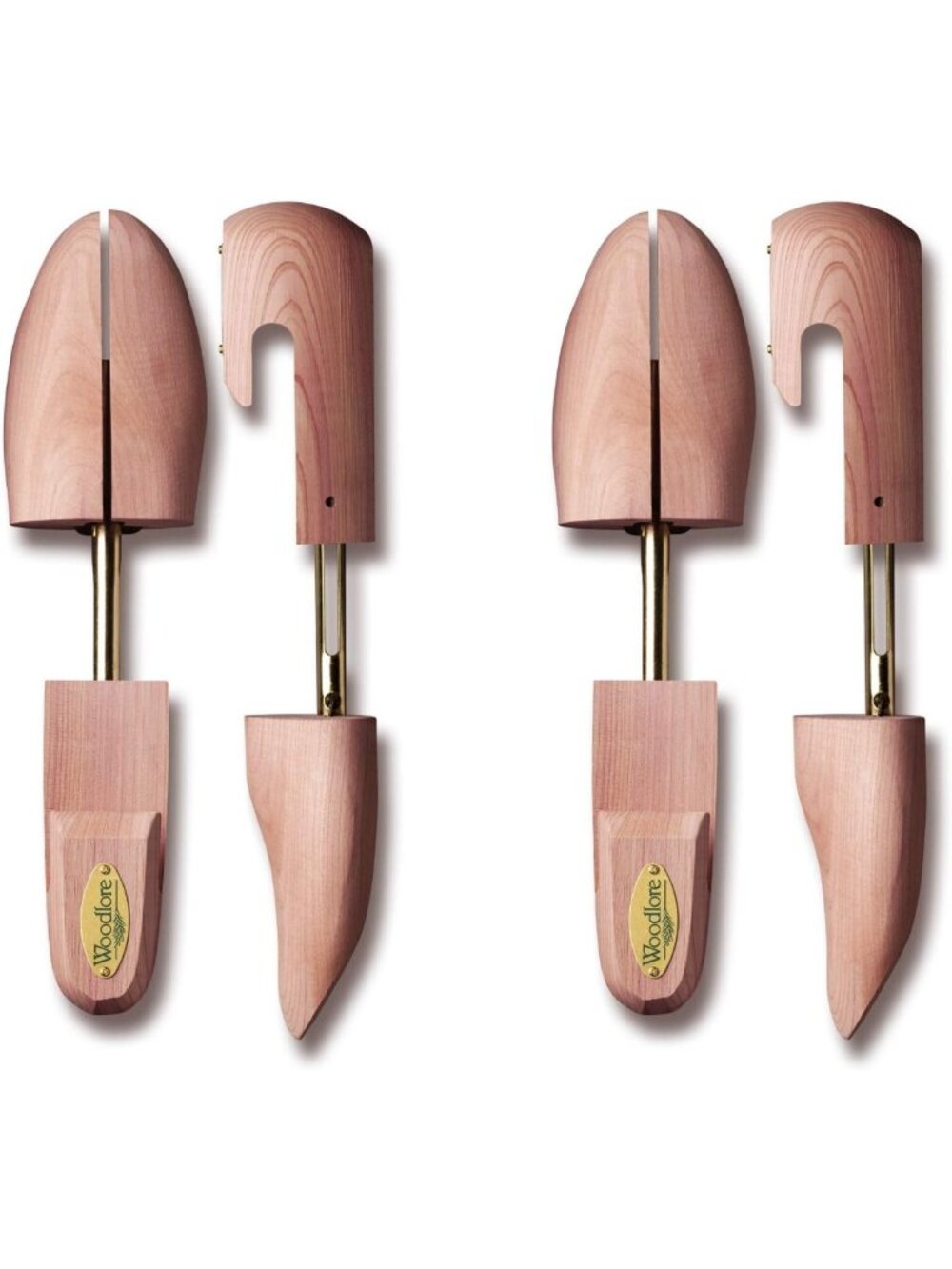 Men's Shoe Trees 2-Pack - Premium Wooden Design, Made in USA, Perfect Fit
